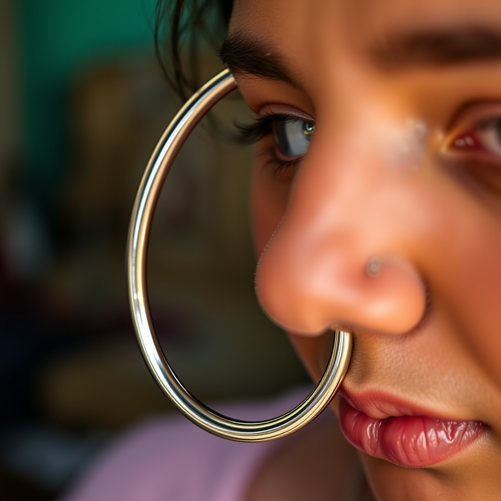 Choosing the Right Size - how to put on hoop nose ring