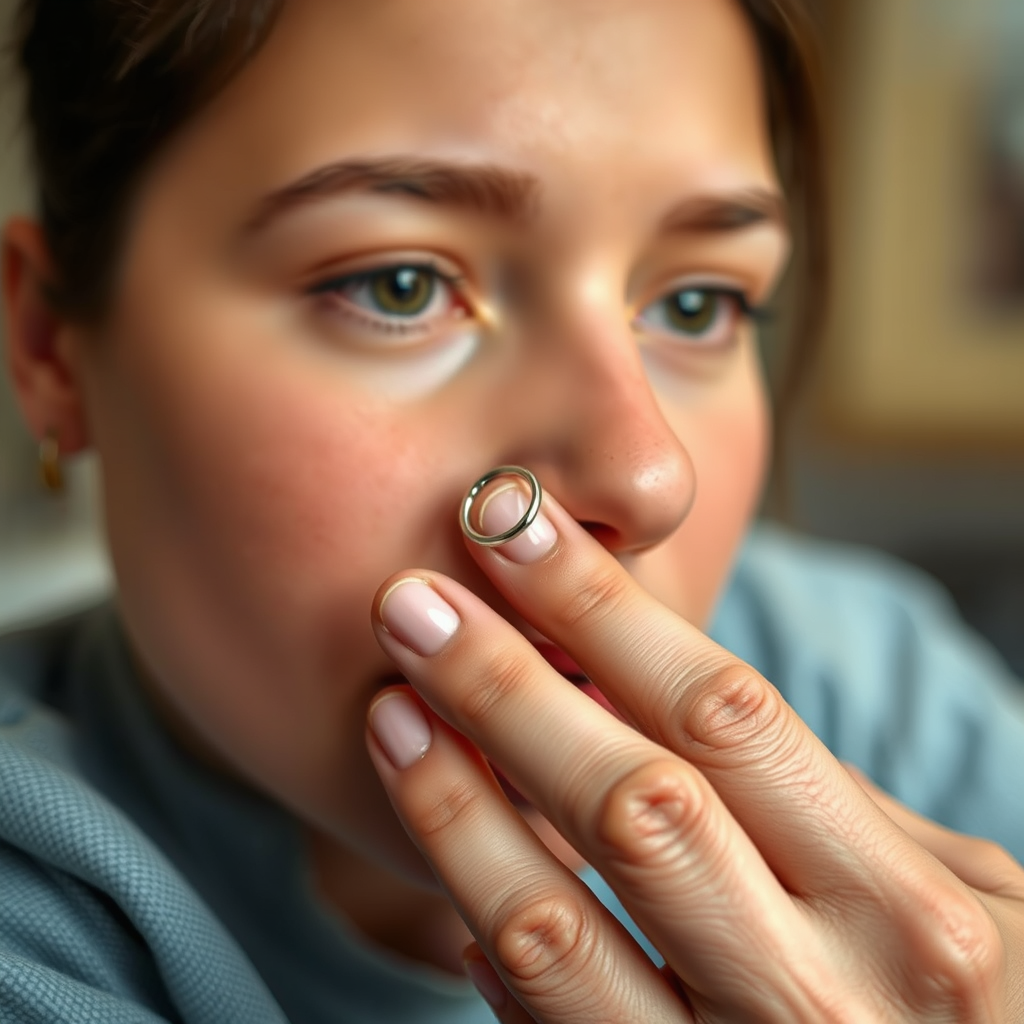 Preparing for Removal - how to remove a nose ring