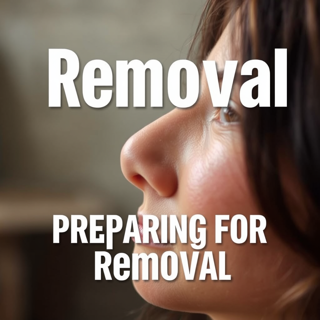 Preparing for Removal - how to remove nose ring hoop