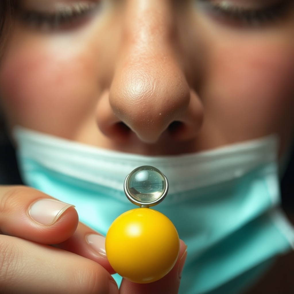 Preparing for Removal - how to remove nose ring with ball