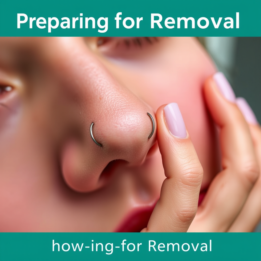 Preparing for Removal - how to take out a nose ring