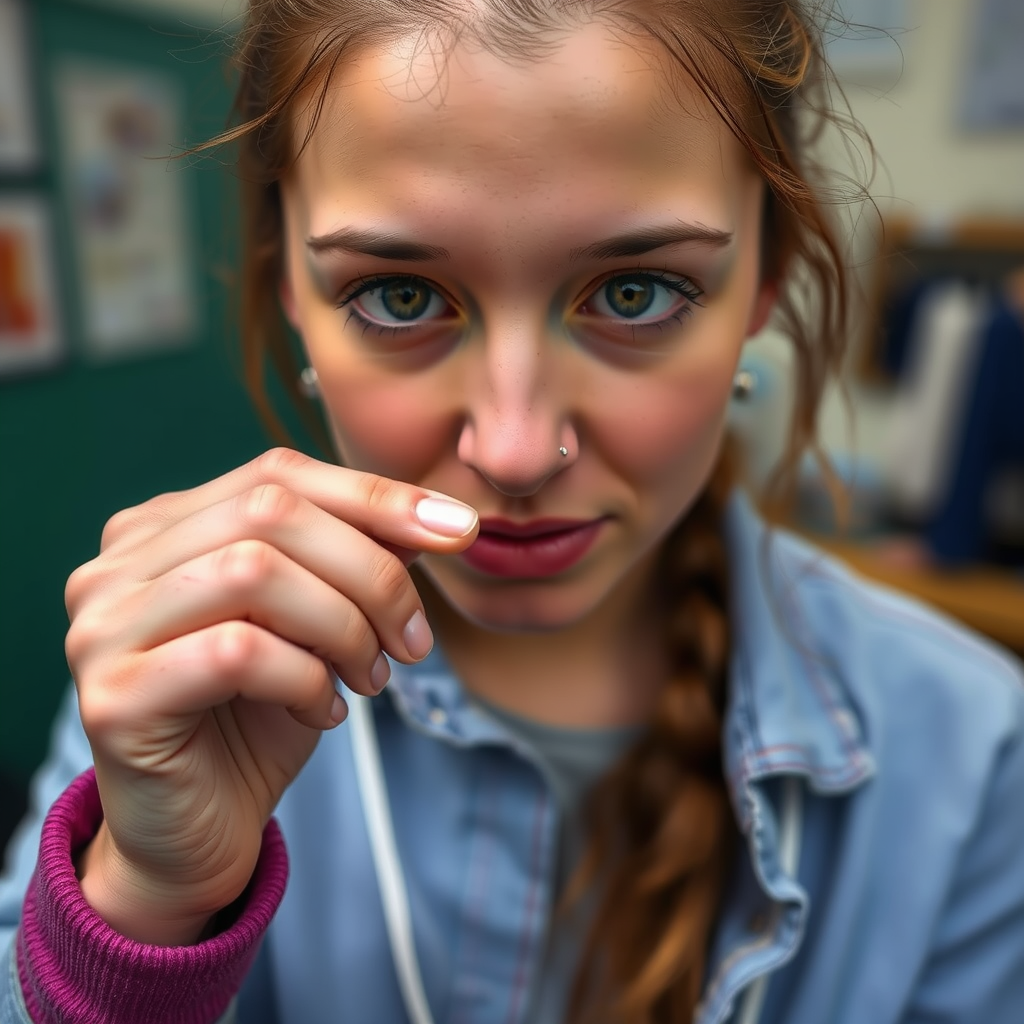 Preparing for Removal - how to take out a nose ring with a ball