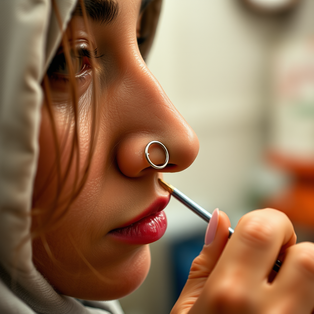 Preparing for Removal - how to take out al shaped nose ring