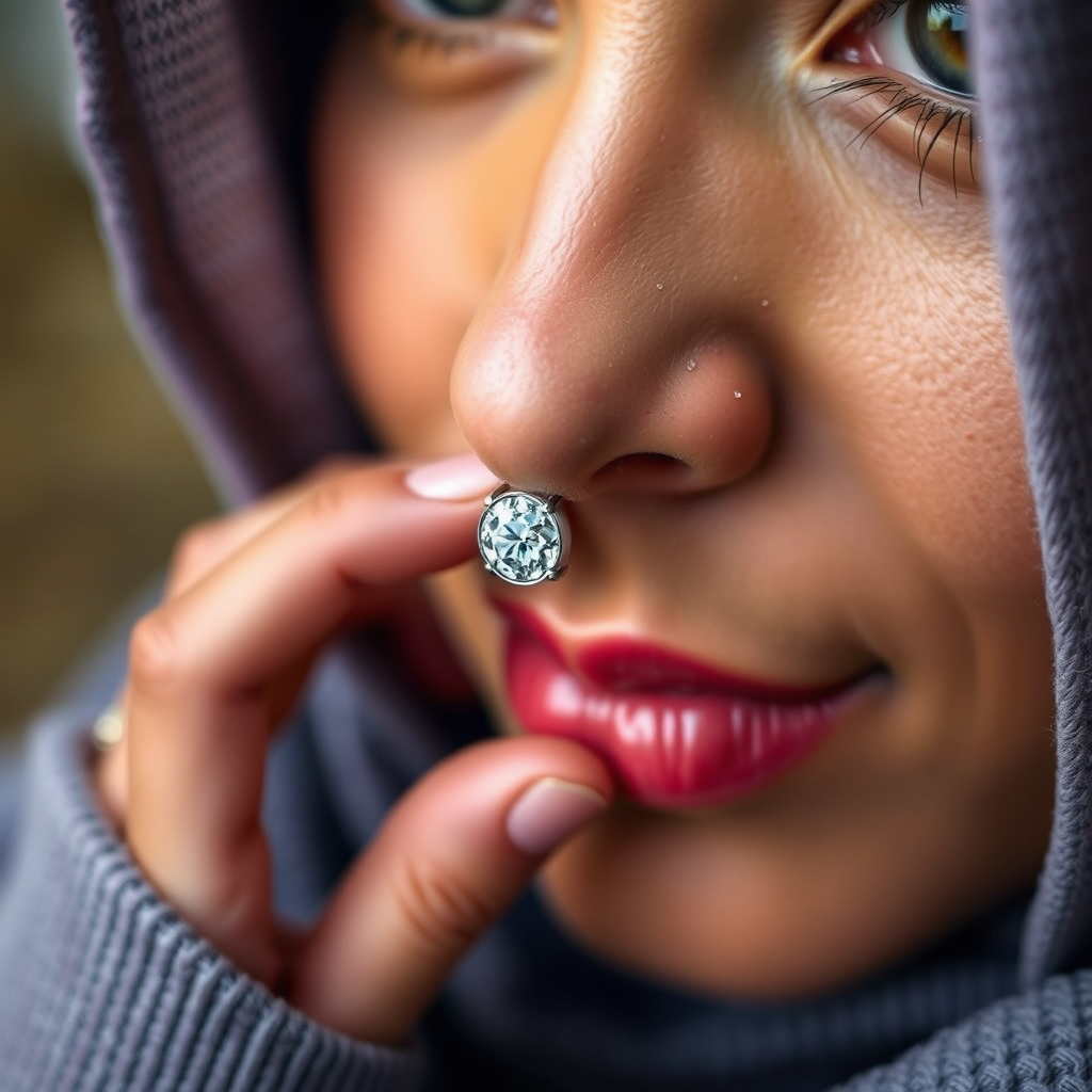 Prepare Your Nose and Jewelry - how to take out nose ring stud