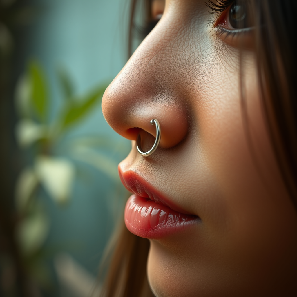 Choosing the Right Nose Ring - how to wear nose ring
