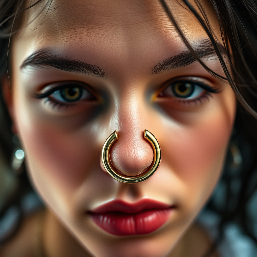 Jewelry Options for Bull Ring Piercings - what is the bull ring nose piercing called
