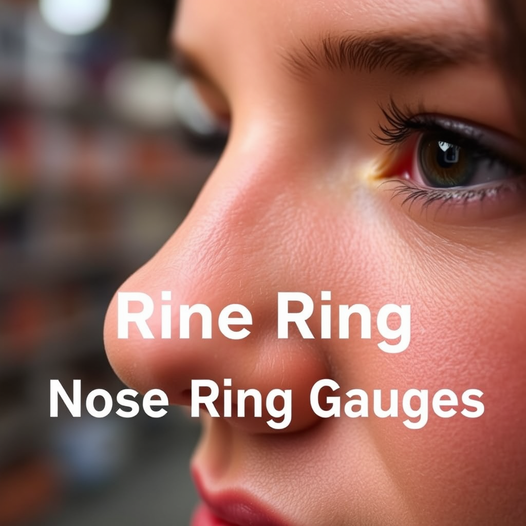 Understanding Nose Ring Gauges - what is the standard nose ring gauge