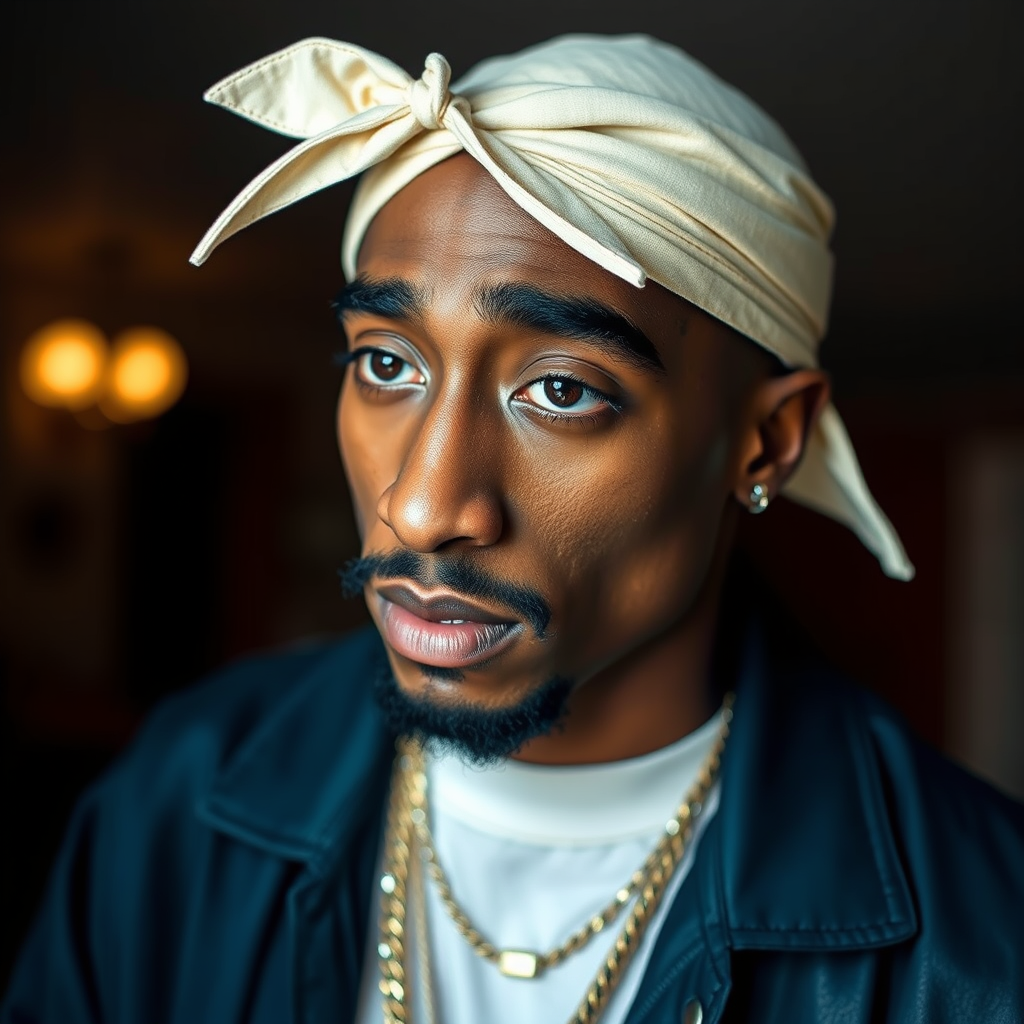 Tupac's Fashion Choices - what side is tupac nose ring on
