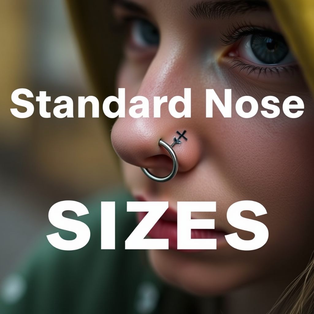 Standard Nose Ring Sizes - what size gauge are nose rings