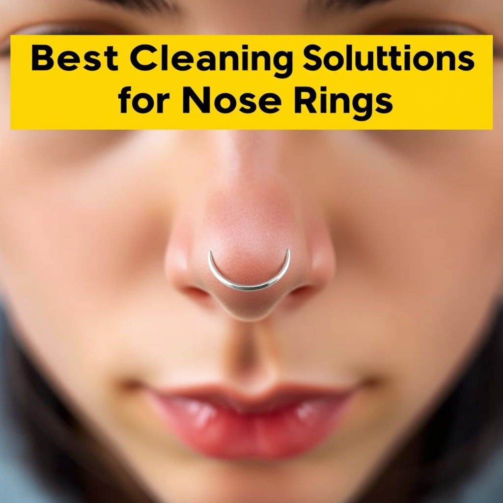 Best Cleaning Solutions for Nose Rings - what to clean my nose ring with