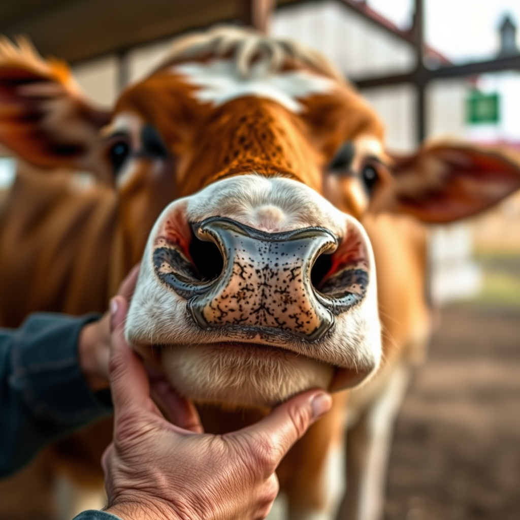 The Process of Fitting Nose Rings - why do cows have rings in their nose